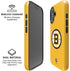 NHL Boston Bruins Solid Background iPhone 16 Plus Magsafe Impact Case